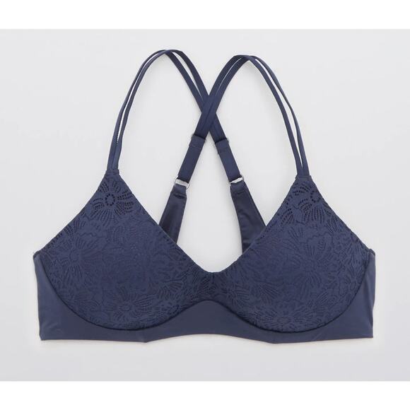 aerie Other - NWT Aerie Real Sunnie Wireless Push Up Blossom Lace Bra 38DD